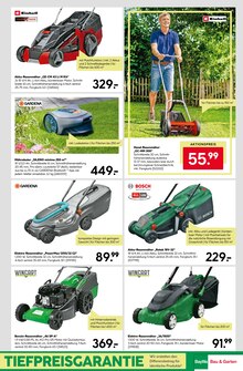 Rasenmäher im BayWa Bau- und Gartenmärkte Prospekt "Wunderschne Blütenpracht" mit 16 Seiten (Nürnberg)