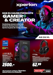 MediaMarkt Saturn Prospekt für Hamburg mit 12 Seiten MediaMarkt Saturn Prospekt "xperion DAS ZUHAUSE FÜR ECHTE GAMER & CREATOR" für Hamburg, 12 Seiten, 28.10.2026 - 03.11.2026