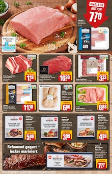 Rinderbraten Angebot im aktuellen REWE Prospekt auf Seite 8
