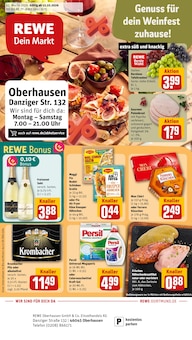 Fleisch im aktuellen REWE Prospekt (Oberhausen) Fleisch im REWE Prospekt "Dein Markt" mit 34 Seiten (Oberhausen)