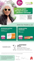 mea - meine apotheke Prospekt für Ulm mit 4 Seiten mea - meine apotheke Prospekt für Ulm: "Unsere Juli-Angebote", 4 Seiten, 01.07.2025 - 31.07.2025