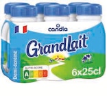 Lait uht demi-écrémé grandlait - CANDIA - Super U à Clichy Lait uht demi-écrémé grandlait - CANDIA en promo chez Super U Clichy à 2,13 €
