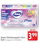 Ultra Soft Toilettenpapier Angebote von Zewa bei EDEKA Stuttgart für 3,99 €
