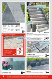 Aktueller Hellweg Prospekt mit Terrassenplatten, "Die Profi-Baumärkte", Seite 2