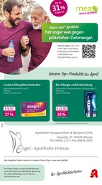 Aktueller mea - meine apotheke Apotheken Prospekt für Mitterteich: Unsere April-Angebote mit 4} Seiten, 01.04.2026 - 30.04.2026
