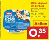 Joghurt mit der Ecke Angebote von Müller bei Netto Marken-Discount Delmenhorst für 0,35 €