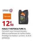 Rural Master Saint-Jean-le-Blanc - Promo Huile 2T Motoculture 2 L Promo Huile 2T Motoculture 2 L à 12,90 € dans le catalogue Rural Master à Saint-Jean-le-Blanc