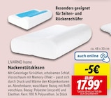 Nackenstützkissen von LIVARNO home für 17,99 € bei Lidl im Angebot Nackenstützkissen von LIVARNO home im aktuellen Lidl Prospekt