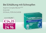 Aspirin Complex Beutel Angebot in Wehr Aspirin Complex Beutel im aktuellen Prospekt bei mea - meine apotheke in Wehr