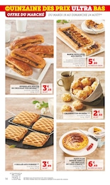 Prix et réduction Chouquettes dans le prospectus Super U en cours Offre Chouquettes dans le catalogue Super U du moment à la page 32