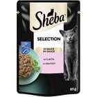 SHEBA® Selection in Sauce mit Lachs 85 g im Angebot bei Zookauf in Monheim SHEBA® Selection in Sauce mit Lachs 85 g Angebote von Sheba bei Zookauf Monheim für 0,55 €
