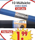 Aktuelle Mülleimer Angebote bei Wreesmann in Bremerhaven Aktuelles 10 Müllsäcke extra stark Angebot bei Wreesmann in Bremerhaven ab 1,99 €
