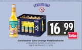 Limo Orange Passionsfrucht Angebote von Gerolsteiner bei Hieber Freiburg für 16,99 €