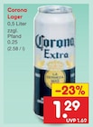 Lager von Corona für 1,29 € bei Netto Marken-Discount im Angebot Lager von Corona im aktuellen Netto Marken-Discount Prospekt