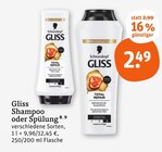 Gliss Shampoo im Angebot bei tegut in Stuttgart Gliss Shampoo Angebote von Schwarzkopf bei tegut Stuttgart für 2,49 €