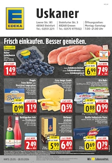 EDEKA Prospekt der KW 12 "Aktuelle Angebote" Aktueller EDEKA Prospekt "Aktuelle Angebote" Seite 1 von 24 Seiten