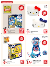 Promos Hello Kitty dans le catalogue "SOLDES & BONS PLANS" de Auchan Hypermarché Hello Kitty en promo dans le catalogue Auchan Hypermarché à la page 28