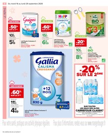 Promotion Lait Bio dans le prospectus Carrefour, valable du 16/09/2025 au 29/09/2025 Promo Lait Bio dans le catalogue Carrefour du moment à la page 10