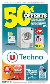 Catalogue Supermarchés Hyper U en cours à Saint-Germain-la-Blanche-Herbe et alentours, "50€ offerts en bons d’achat", 24 pages, 20/01/2026 - 08/02/2026