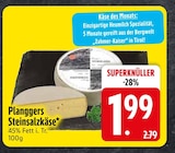 Steinsalzkäse im EDEKA Prospekt Steinsalzkäse von Planggers im aktuellen EDEKA Prospekt für 1,99 €