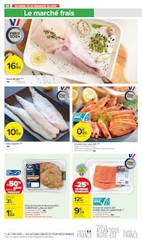 Promo Crevettes dans le catalogue Carrefour Market du moment à la page 49