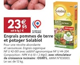 Promo Engrais pommes de terre et potager à 23,95 € dans le catalogue LaMaison.fr à La Guerche-de-Bretagne