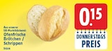 Ofenfrische Brötchen / Schrippen Angebote bei E center Falkensee für 0,15 €