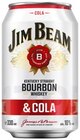 Bourbon Whiskey & Cola Angebote von Jim Beam bei REWE Eitorf für 1,99 €