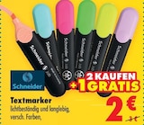 Textmarker von Schneider für 2,00 € bei Mäc-Geiz im Angebot Textmarker von Schneider im aktuellen Mäc-Geiz Prospekt