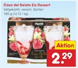 Eis Dessert im Netto Marken-Discount Prospekt Eis Dessert von Casa del Gelato im aktuellen Netto Marken-Discount Prospekt für 2,29 €