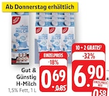EDEKA - H-Milch Angebot im Prospekt H-Milch bei EDEKA im Prospekt "" für 0,69 €