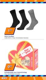 Action Valentinstag im Prospekt 