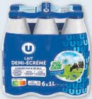 Lait UHT Demi Ecreme Bleu Blanc Coeur - U - U Express à La Rochelle Lait UHT Demi Ecreme Bleu Blanc Coeur - U en promo chez U Express La Rochelle à 4,53 €