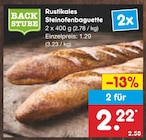 Aktuelles Rustikales Steinofenbaguette Angebot bei Netto Marken-Discount in Magdeburg ab 1,29 €