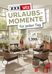 XXXLutz Möbel & Einrichtung Prospekt der aktuellen Woche mit 10 Seiten, gültig von 18.07.2026 bis 31.07.2026, in Wolgast und Umgebung Aktueller XXXLutz Möbel & Einrichtung Prospekt in Wolgast und Umgebung, "URLAUBSMOMENTE" mit 10 Seiten, 18.07.2026 - 31.07.2026
