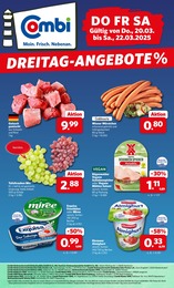 Fleisch Angebot im aktuellen combi Prospekt auf Seite 1