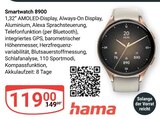 Smartwatch 8900 Angebote von hama bei GLOBUS Neustadt für 119,00 €