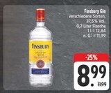 Gin Angebote von Finsbury bei E center Plauen für 8,99 €