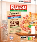 Lardons Fumés Taux de Sel Réduit Conservation Sans Nitrite Sans OGM - MONIQUE RANOU en promo chez Intermarché Express Lardons Fumés Taux de Sel Réduit Conservation Sans Nitrite Sans OGM - MONIQUE RANOU dans le catalogue Intermarché Express