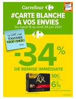 Catalogue Carrefour à Soisy-sous-Montmorency, avec 64 pages Prospectus Carrefour à Soisy-sous-Montmorency, "#Carte blanche à vos envies", 64 pages, 15/06/2021 - 28/06/2021