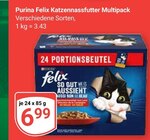 Katzennassfutter Multipack im Angebot bei GLOBUS in Gotha Katzennassfutter Multipack Angebote von Purina Felix bei GLOBUS Gotha für 6,99 €
