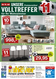 Möbel Inhofer Tischleuchte im Prospekt 