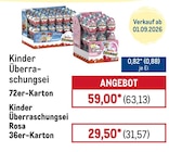Überraschungsei im Angebot bei METRO in Hildesheim Überraschungsei Angebote von Kinder bei METRO Hildesheim für 31,57 €