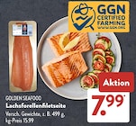 Lachsforellenfiletseite im Angebot bei ALDI SÜD in Sankt Augustin Lachsforellenfiletseite Angebote von GOLDEN SEAFOOD bei ALDI SÜD Sankt Augustin für 7,99 €