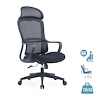 Promo Fauteuil de bureau Richard - accoudoirs fixes - noir à 89,00 € dans le catalogue Bureau Vallée à Challans