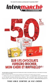 Ferrero Rocher Angebote im Prospekt "-50% DE REMISE IMMÉDIATE SUR LE 2ÈME" von Intermarché auf Seite 1