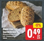 Dinkel-Chia-Quarkbrötchen für 0,49 € bei EDEKA im Angebot Dinkel-Chia-Quarkbrötchen im aktuellen EDEKA Prospekt