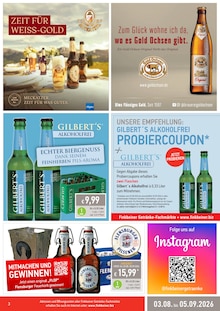 Bier im aktuellen Finkbeiner Prospekt (Aalen) Bier im Finkbeiner Prospekt "DIE DURSTSTRECKE ENDET HIER" mit 6 Seiten (Aalen)