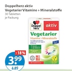 aktiv Vegetarier Vitamine + Mineralstoffe Angebote von Doppelherz bei V-Markt München für 3,99 €