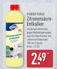 Zitronensäure-Entkalker von Power Force für 2,49 € bei ALDI Nord im Angebot Zitronensäure-Entkalker von Power Force im aktuellen ALDI Nord Prospekt